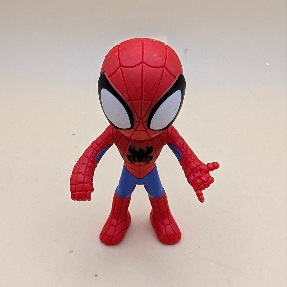 Marvel Hasbro Spider-Man Mini Action Figure Red Blue V-3625C 2.5 Inch